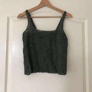 Armani cropped tank